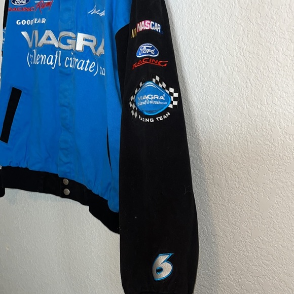 Vintage NASCAR Mark Martin #6 Roush RacingTeam coat Gatorade MacTools Race Core - Picture 6 of 10